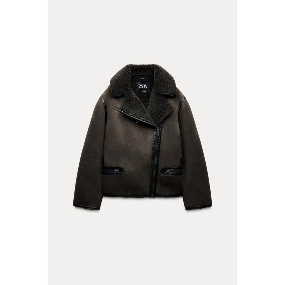 Zara Double Faced Jacket ZW Collection Size M NWT - Picture 5 of 10
